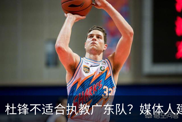 杜锋不适合执教广东队？媒体人建议给杜锋减负，或者广东队换外教